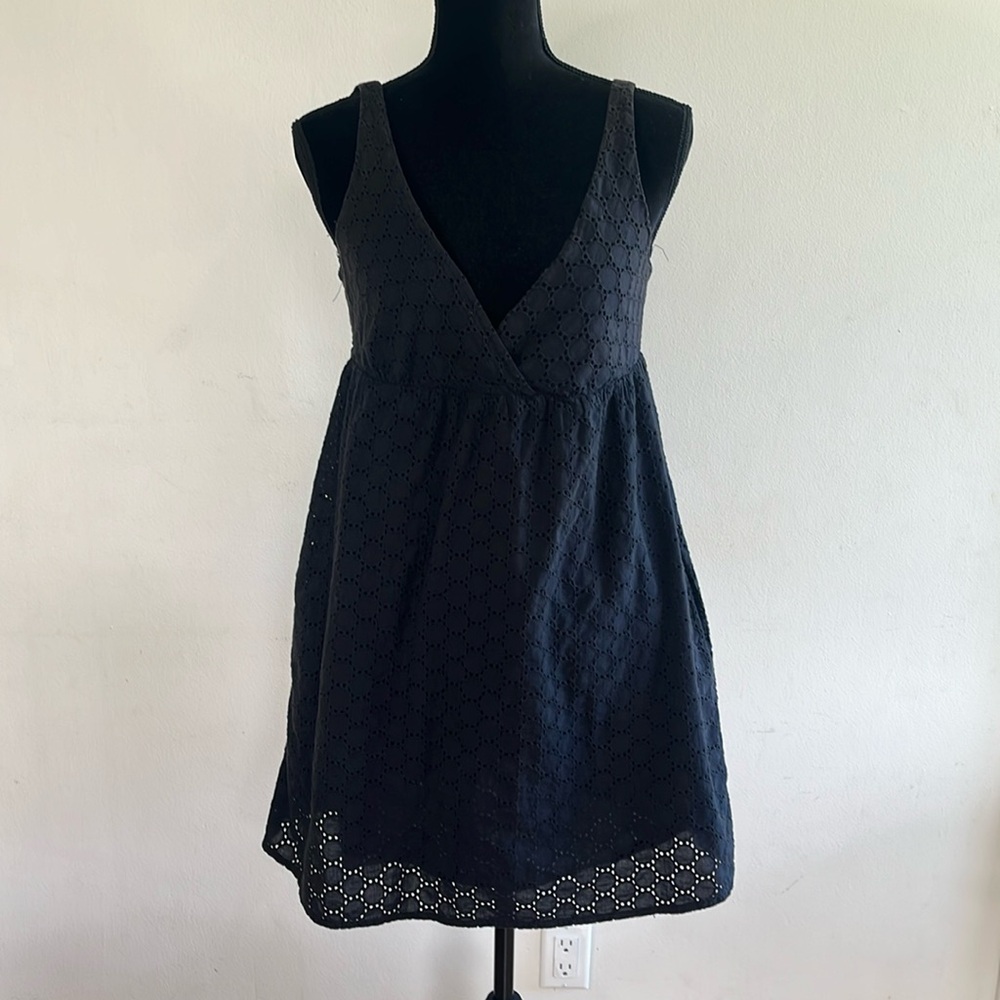 Old Navy Black Eyelet Dress